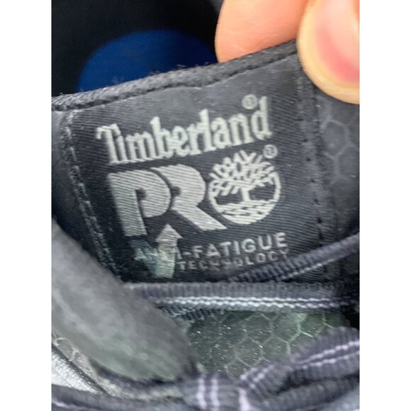 Timberland PRO Mens 15W Black Alloy Toe Work Boots With Anti-Fatigue Technology - Picture 8 of 9